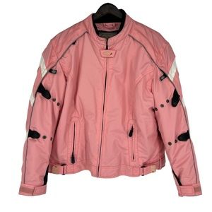 𝅺MOTORCYCLE JACKET WOMENS CORTECH LRX, PINK SIZE XL W/REMOVABLE LINER
